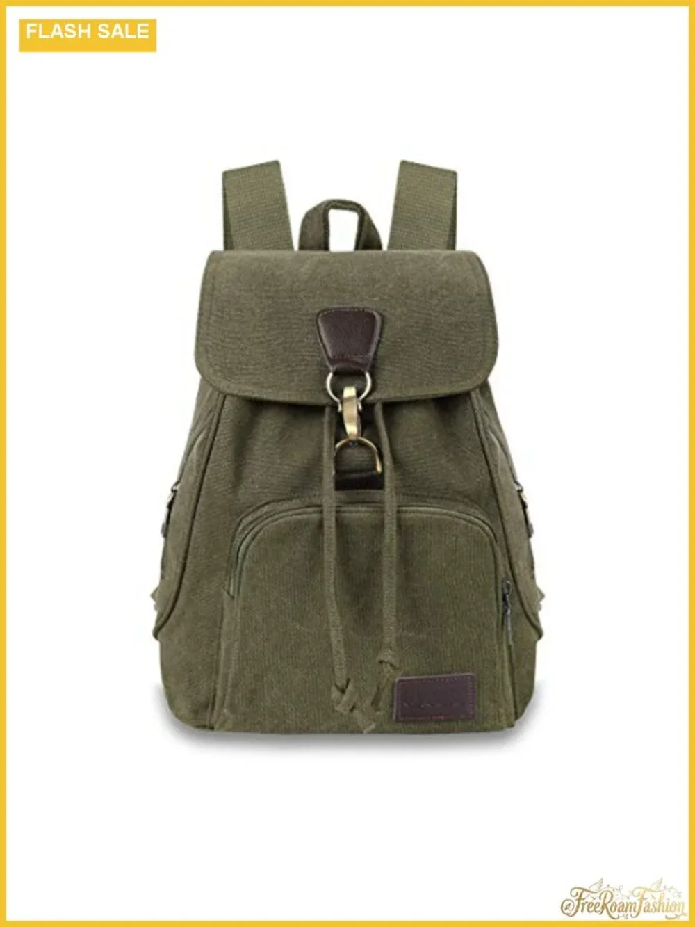 Canvas Fashion Backpack Casual Outdoor Daypack Multipurpose Rucksack Hiking